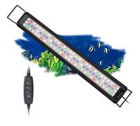 BELLALICHT Luz Acuario Iluminación LED para Acuarios, Lámpara de espectro completo con Temporizador, regulable en 10 niveles de brillo, programable para 6/10/12 horas, SPL-60