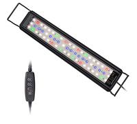 BELLALICHT Luz Acuario Iluminación LED para Acuarios, Lámpara de espectro completo con Temporizador, regulable en 10 niveles de brillo, programable para 6/10/12 horas, SPL-30