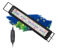 BELLALICHT Luz Acuario Iluminación LED para Acuarios, Lámpara de espectro completo con Temporizador, regulable en 10 niveles de brillo, programable para 6/10/12 horas, SPL-45