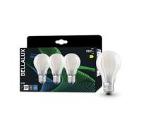 Bellalux Lámpara LED, E27 base, vidrio esmerilado,Blanco frío (4000K), 1521 Lumen, sustituto de 100W-iluminante 3-paquete
