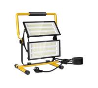 Bellanny Foco de Trabajo LED 200W 20000LM Focos Proyector LED Portatil con Giratorio 360º, 6500K Blanco, Cable 3M, Impermeable IP66 Luz de seguridad para Interior y Exterior Jardín Obra Taller Garaje