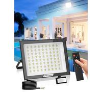 Bellanny Focos LED Exterior con Sensor de Movimiento 200W, 20000LM Foco Proyector LED, 6500K Blanca fría Luz de Seguridad - IP65 Impermeable Floodlight para Jardín Garaje Patio Estadio Hotel Naves