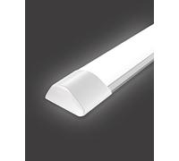 Bellanny LED Fluorescente 115cm, 40W 4800LM Lámpara LED de Techo, 6500K Blanca fría Neon Led Tubo, IP40 130°Ángul Luz de Garaje, LED Batten Light para Sala Oficina Taller Almacén Baño Cocina Barra