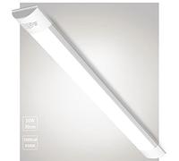 Bellanny LED Fluorescente 30cm, 10W 1200LM Lámpara LED de Techo, 6500K Blanca fría Neon Led Tubo, IP40 130°Ángul Luz de Garaje, LED Batten Light para Sala Oficina Taller Almacén Baño Cocina Barra