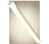 Bellanny LED Fluorescente 60cm, 20W 2400LM Lámpara LED de Techo, 3000K Blanco Cálido Neon Led Tubo, IP40 130°Ángul Luz de Garaje, LED Batten Light para Sala Oficina Taller Almacén Baño Cocina Barra