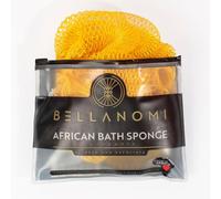 Bellanomi Esponja exfoliante africana - Auténtica/de origen ético de Nigeria/45 pulgadas de largo (amarillo)