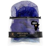 Bellanomi Esponja exfoliante africana - Auténtica/de origen ético de Nigeria/45 pulgadas de largo (azul marino)