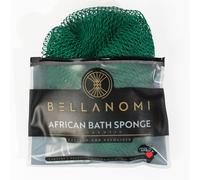Bellanomi Esponja exfoliante africana - Auténtica/de origen ético de Nigeria/45 pulgadas de largo (verde esmeralda)