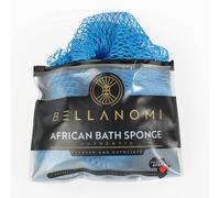 Bellanomi Esponja exfoliante africana auténtica de origen ético de Nigeria de 45 pulgadas de largo (azul bebé)
