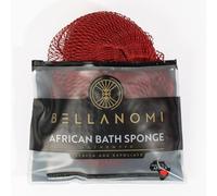 Bellanomi Esponja exfoliante africana auténtica de origen ético de Nigeria de 45 pulgadas de largo (marrón cobre)