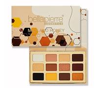 bellapierre Milk & Honey - Paleta de sombras de ojos | 12 tonos en acabados mate, satinado, brillante y laminado, no tóxica y sin parabenos, vegana y libre de crueldad animal
