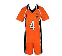 BellaPunk Karasuno High School Voleibol Sportswear - Disfraz de deporte (S, Karasuno 04)
