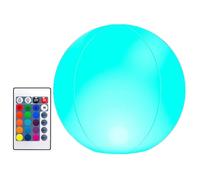 Bellas de playa genéricas - Floating Balls | Pool Toys | 4 Adjustable Light Neon Rainbow Kids Toys Beach Garden BBQ Picnic Party Outdoor Game for Boys and Girls Inflatable Neon