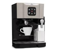 BellaVita Cafetera 1450 W 20 bares Espumador de leche 3 en 1 Gris