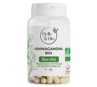 Belle & Bio Ashwagandha Orgánica Resistencia Física y Emocional 90 cápsulas
