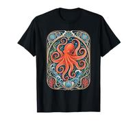 Belle Epoque Pulpo Vintage Ocean Art Camiseta