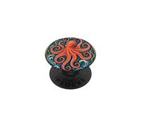 Belle Epoque Pulpo Vintage Ocean Art PopSockets PopGrip Adhesivo