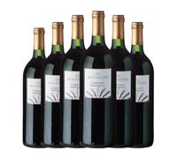 Belle Fontaine Cabernet Sauvignon Vin de Pays d'Oc 1 L Vino tinto (Caja de 6 Botellas de 1 L)