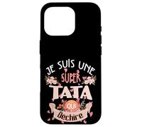 Belle idee Cadeau Je Suis UNE Super Tata qui déchire Carcasa para iPhone 16 Pro