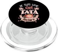 Belle idee Cadeau Je Suis UNE Super Tata qui déchire PopSockets PopGrip para MagSafe