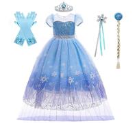 Belle & Moana Princesa Disfraz Niña, Vestido de Princesa Niñas, Disfraz Niña para fiestas, cumpleaños, Carnaval, cosplay y Halloween 2-3 años