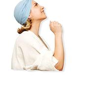Belle Turban, Turbante para Mujer, Modelo C-Alejandria, Color Azul B, Talla única, Elegante Gorro Oncológico, Hecho con Algodón Orgánico, Suave y Transpirable, No Irrita, Fabricado en España