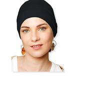 Belle Turban, Turbante para Mujer, Modelo Yala, Color Negro, Talla única, Elegante Gorro Oncológico, Hecho en Tejido de Bambú, Suave y Transpirable, No Irrita, Fabricado en España
