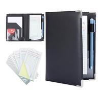 Belle Vous Bloc de notas de servidor de cheques de invitados con carpeta, 10 libros/500 hojas, blocs de notas de papel para camarero/camarera para restaurante y recibo de pedidos de alimentos