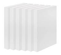 Belle Vous Bloques de Poliestireno Manualidades Rectangular (Pack de 6) 30 x 15 x 2,5 cm - Corchos Blancos Manualidades para Modelado, Proyectos Escolares, Esculturas, Arreglos Florales