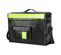 Belle Vous Bolsa Portadocumentos Ignifuga - (43 x 38 x 16 cm) Portafolios A4 Impermeable para Guardar Documentos y Dinero con Bandas Reflectantes - Portafolio para Coche u Oficina con Asa y Correa