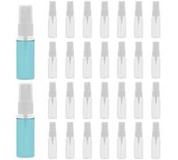 BELLE VOUS - Botella de spray vacía (20 ml, 30 unidades), mini botella de perfume vacía antifugas recargable, botella de spray con tapón - botella rociadora para viajes, aceites esenciales, perfumes