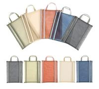 Belle Vous Pack de 10 Bolsas de Plastico con Cierre Cremallera para Documentos en 5 Colores - Bolsas Zip A4 - Accesorio para Viajes, Cosméticos, Oficina, Escuela - Para Lápices o Facturas