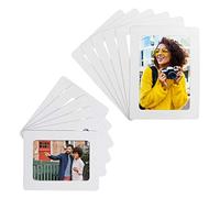 Belle Vous Pack de 12 Set Marco de Foto Blanco Magnético para Refrigerador Portafotos para Fotos 10 x 15 cm y 9 x 13 cm - Marcos para Fotos Collage para Nevera y Superficies de Metal