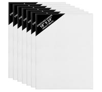 Belle Vous Pack de 7 Lienzos para Pintar en Blanco 45 x 60 cm - Set Panel de