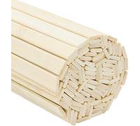 Belle Vous Palos de Madera Bambú Manualidades - 100x Palos para Manualidades Extra Largo Natural - Varilla de 40 cm - Resistentes para Proyectos DIY Plantas