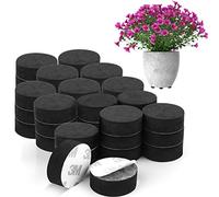 BELLE VOUS Pies para Macetas (Pack de 40) - Elevadores Invisibles para Maceteros - Pie Antideslizante con Adhesivo para Macetas Medianas y Grandes Accesorios para Macetas Interiores y Exteriores