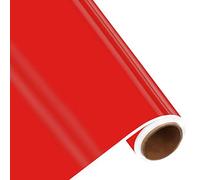 BELLE VOUS Rollo Vinilo Adhesivo Rojo 30 cm x 3 m - Vinilo Autoadhesivo Permanente para Manualidades, Álbumes de Recortes, Silhouette Cameo, Troquelado y Pegatina Vehículo