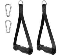 BELLE VOUS Set de 2 Pcs Agarre Mango de Resistencia para Poleas de Gimnasio - Agarre Ergonómico de Alta Resistencia, Accesorios para Máquina de Entrenamiento y Ejercicio en el Gym