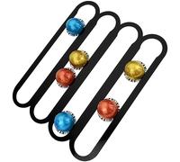 Belle Vous Soporte Organizador para 20 Cápsulas de Café - Portacapsulas de Metacrilato Negro Apto para Mayoría de Cápsulas Cafe - Organizador Autoadhesivo para Montar en la Pared