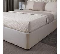 Belledorm Envoltura de base de jersey: transforma una base de cama de aspecto monótono (lino, Super King)