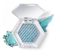 BelleFlair 1 Unidad de Sombra de Ojos con Brillo Verde, Sombra Individual con Destello Holográfico, Efecto Camaleón, Brillos para Maquillaje de Ojos, Iluminador Crema a Polvo para Ojos