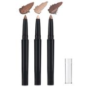 BelleFlair Set de 3 Sombras de Ojos en Barra, Resistentes al Agua, Tonos Dorados y Marrones, Delineador Crema de Larga Duración