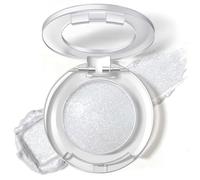BelleFlair Sombra de Ojos Duocromática con Brillo, Holográfica Camaleón, Sombras de Ojos con Destellos para Maquillaje de Ojos, Efecto Destellos Metálicos (Perla Plateada)