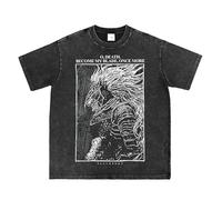 Bellelement Retro Video Game Camiseta Game Character Graphic T-Shirt Game Fan tee Black XL-XXL, Negro, XL-XXL