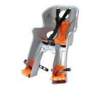 Bellelli RBTM0007 - Portabebé de Ciclismo, Color Plateado/Naranja