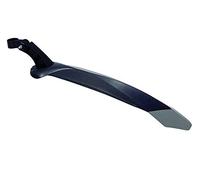 Bellelli, Universal Guardabarros Trasero MTB, BTT, Ciclismo Bicicletas de montaña, protección Agua, Lluvia, posición Posterior atrás, Adultos Unisex, Negro/Azul Claro
