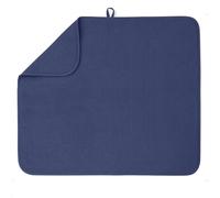 Bellemain Tapete XXL para secar platos de microfibra de 16 x 18 pulgadas, súper absorbente (azul marino)