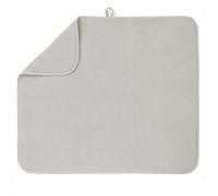 Bellemain Tapete XXL para secar platos de microfibra de 16 x 18 pulgadas, súper absorbente (gris claro)
