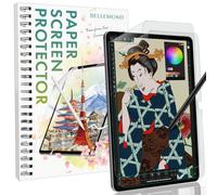 BELLEMOND - 2 Unidades - Protector de Papel Kent Suave Japonés para Galaxy Tab S10+ 2024/S9+/S9 FE+/S8+/S7 FE/S7+ - 12.4” | Reduce el Desgaste de la Punta hasta 86% | SSGT124PLK