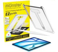 BELLEMOND Protector de pantalla de vidrio templado diseñado para iPad Air de 13 pulgadas M2 (2024), filtro antiluz azul, guía EZ, kit de alineación para una instalación impecable, dureza 10H, diseñado